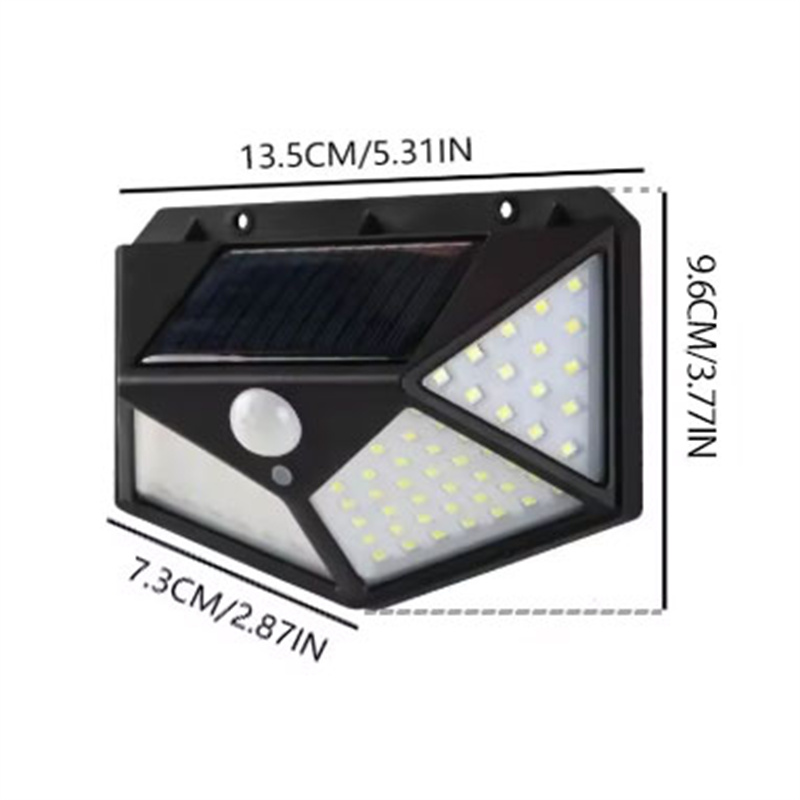 Motion Sensor 100LED Solar Wal - Outdoor Power Outlet Weatherproof avaliação e preço