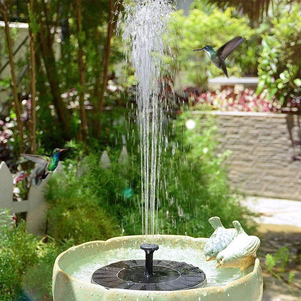 Waterfall Fountain Mini Solar  - Outdoor Power Source avaliação e preço